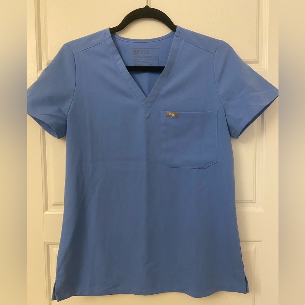 Figs women’s Ceil Blue Catarina - One-Pocket Scrub Top